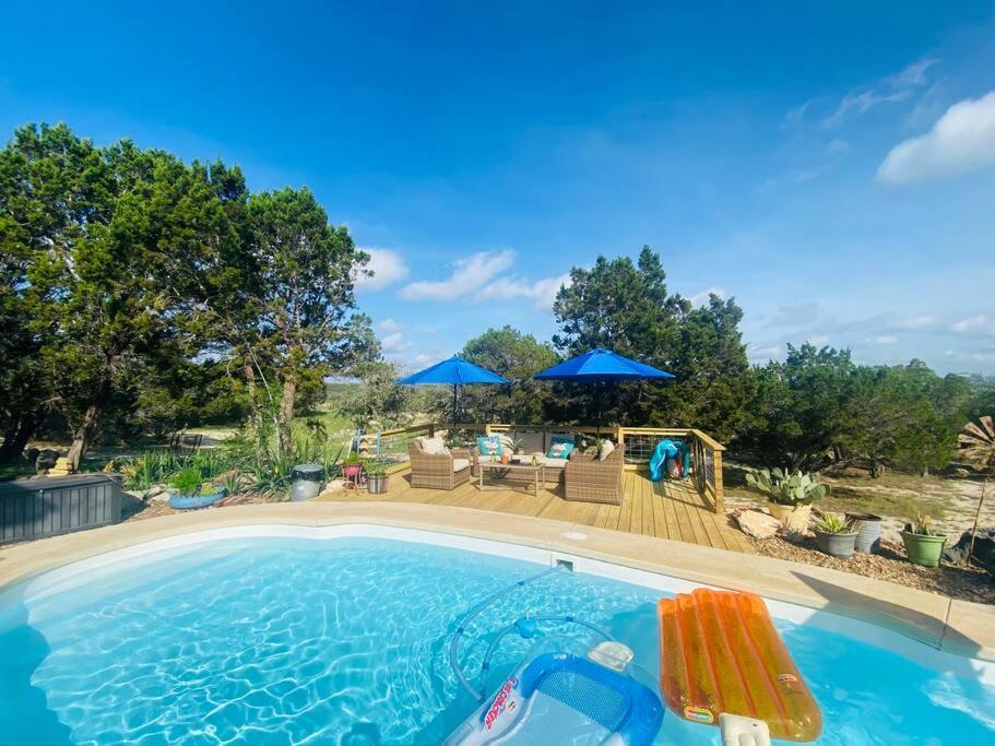 Cottage With Hot Tub And Pool Bandera, Tx. エクステリア 写真