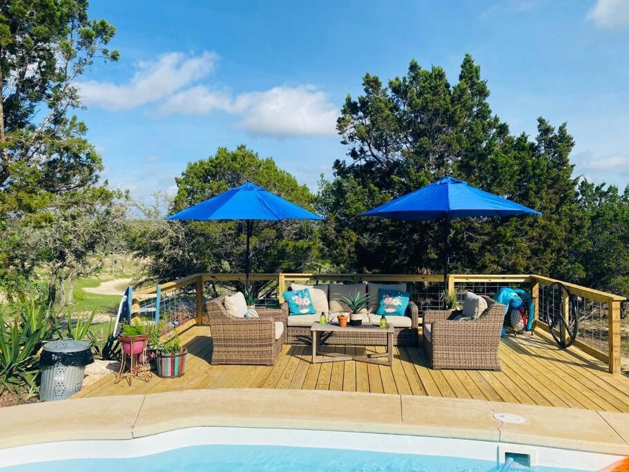 Cottage With Hot Tub And Pool Bandera, Tx. エクステリア 写真